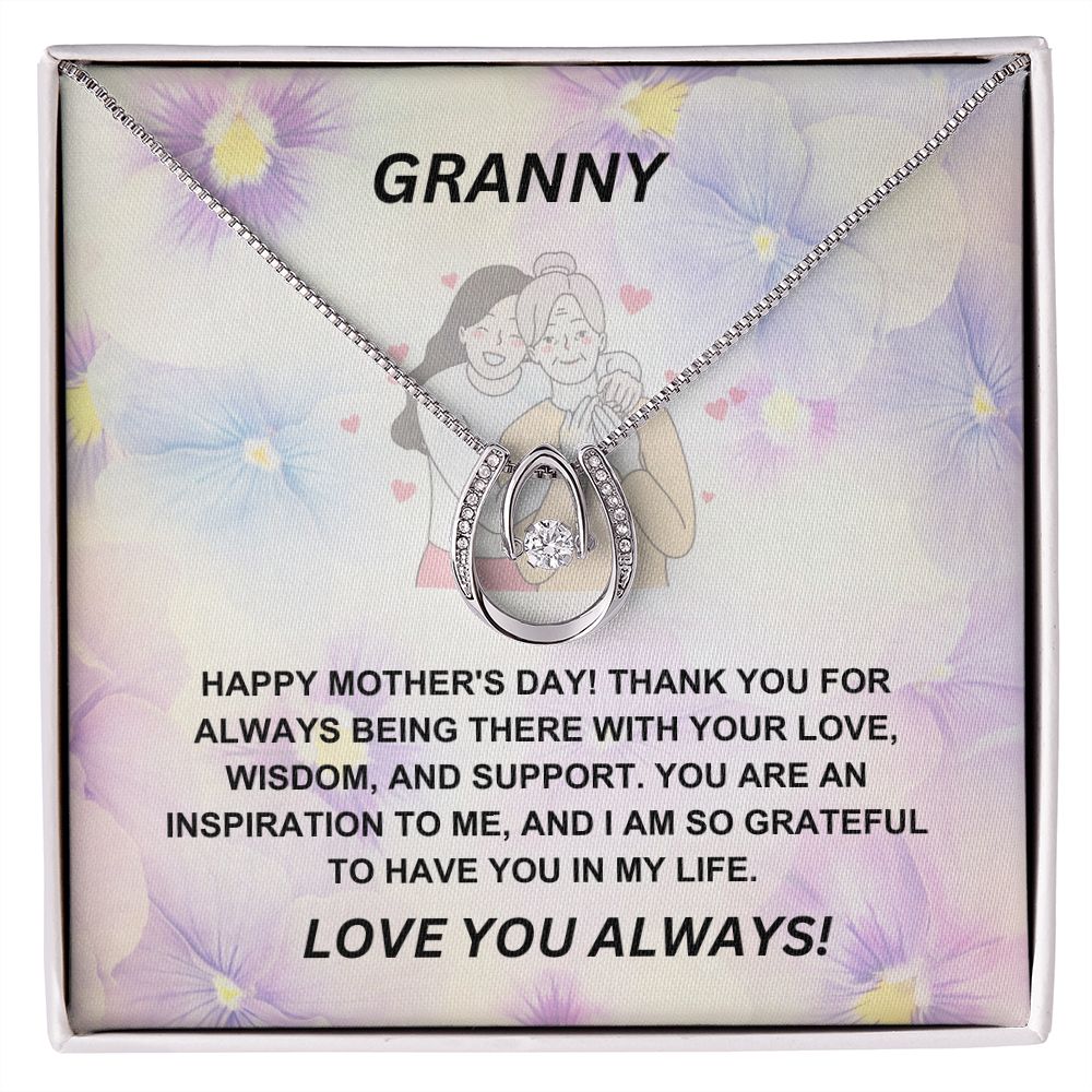 Grandmother-Lucky in Love Necklace