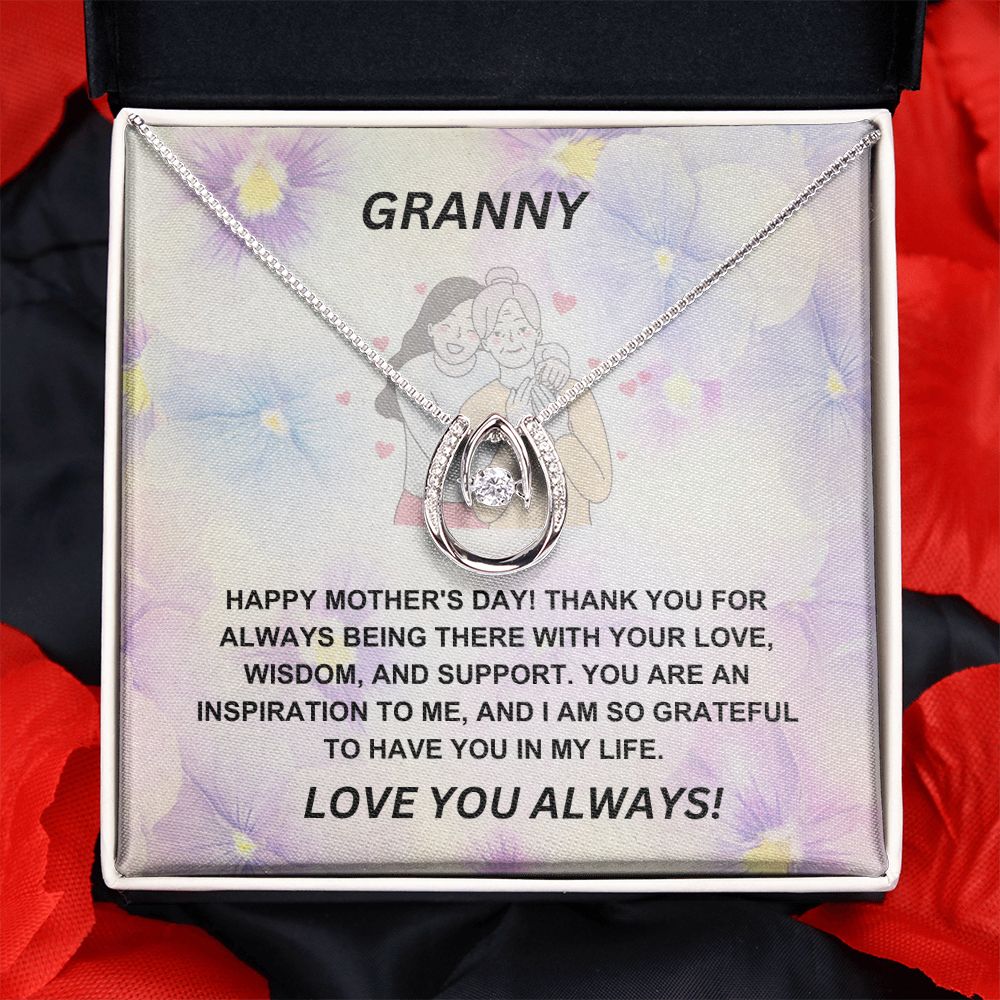 Grandmother-Lucky in Love Necklace