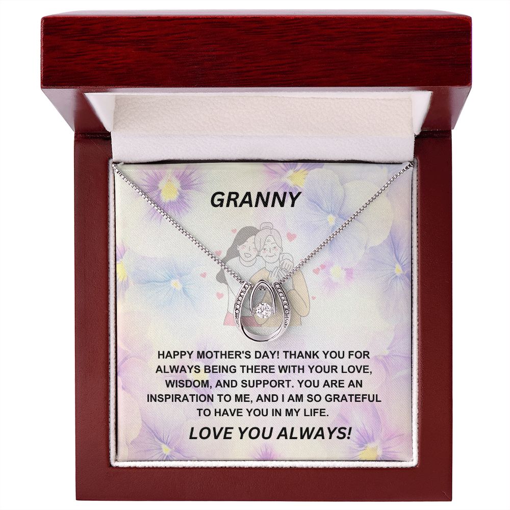 Grandmother-Lucky in Love Necklace