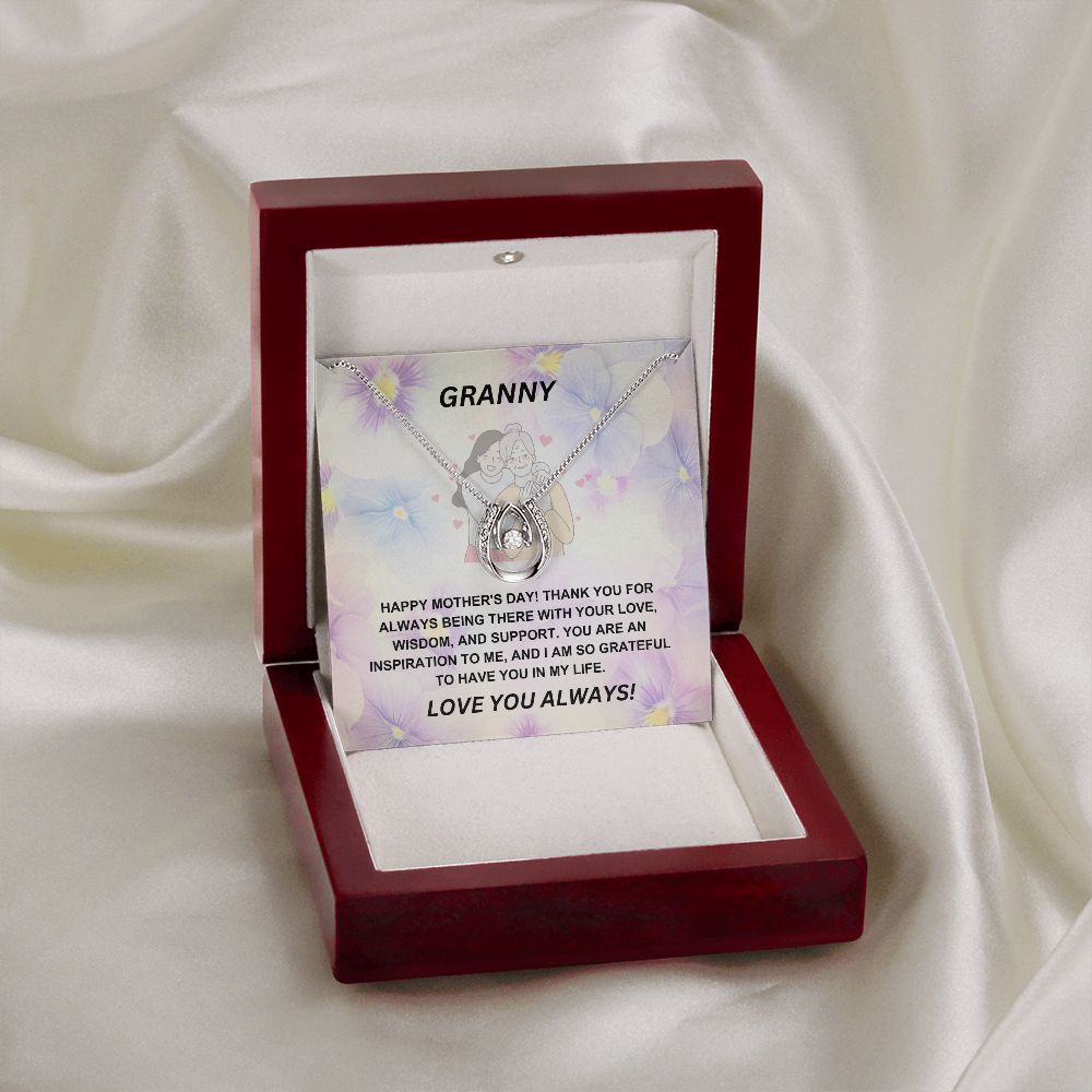 Grandmother-Lucky in Love Necklace