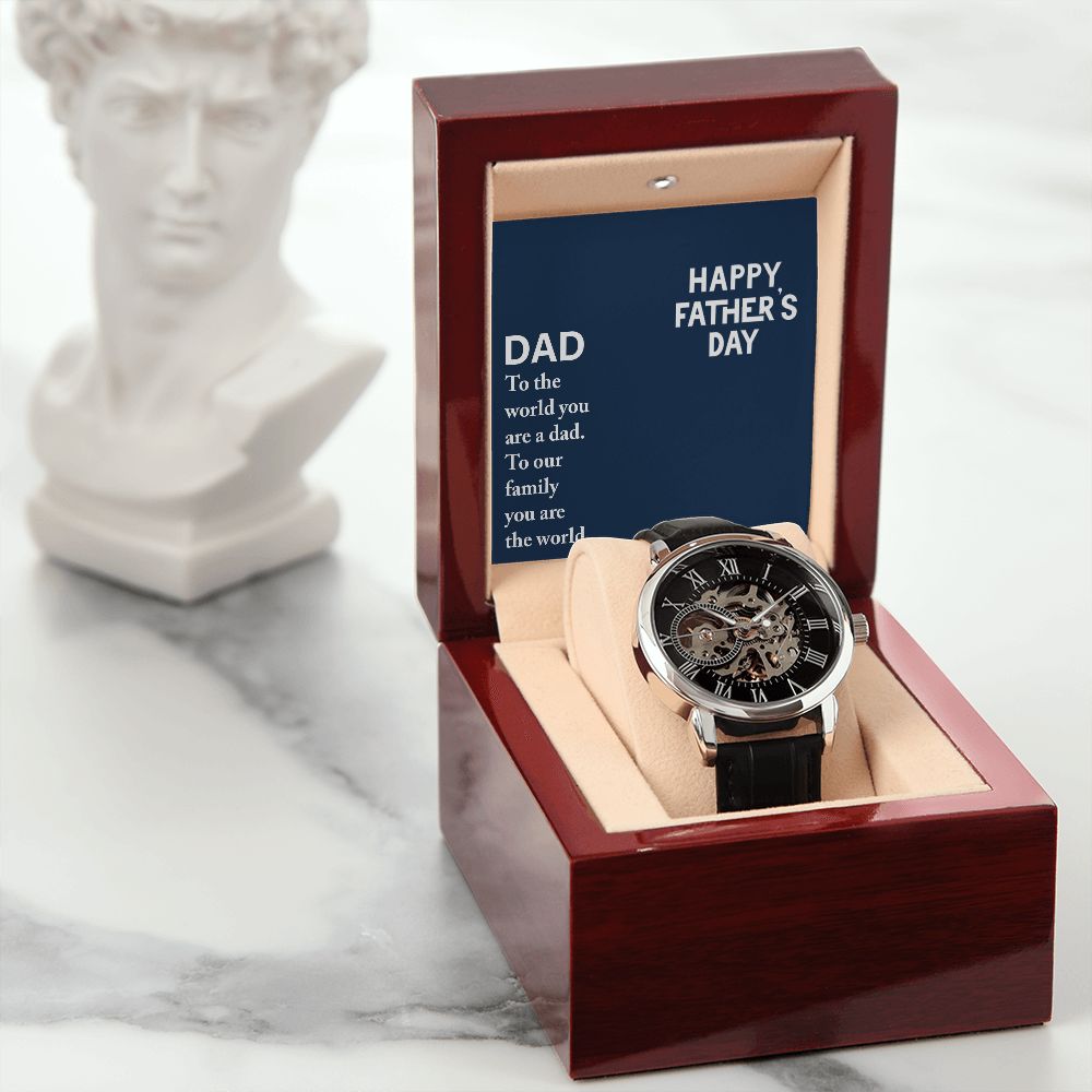 Father-Openwork Watch