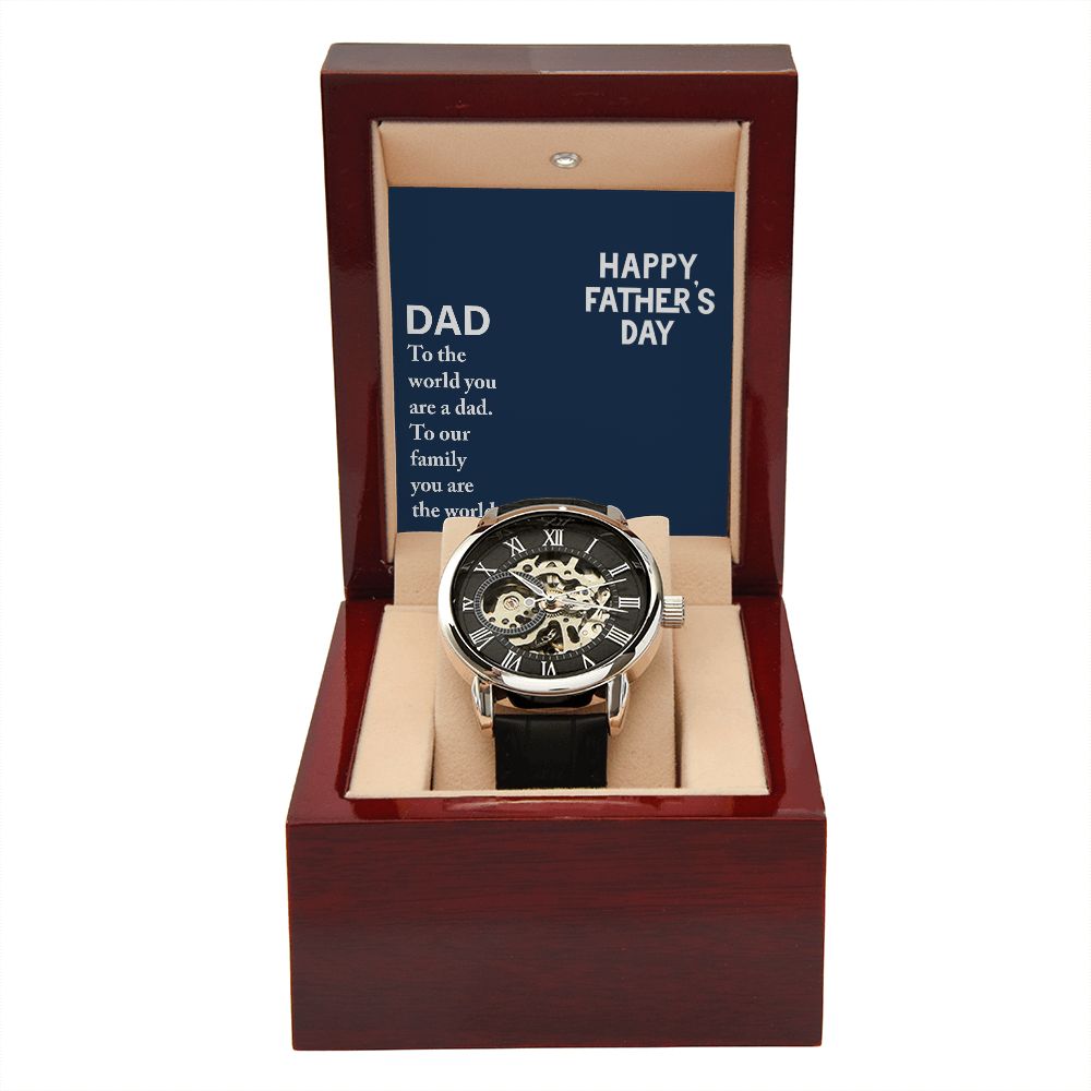 Father-Openwork Watch
