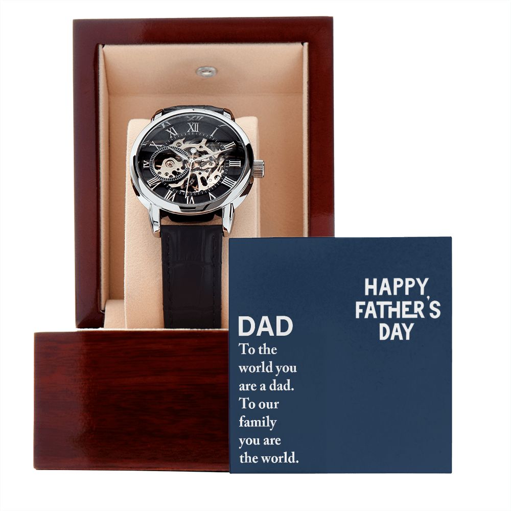 Father-Openwork Watch