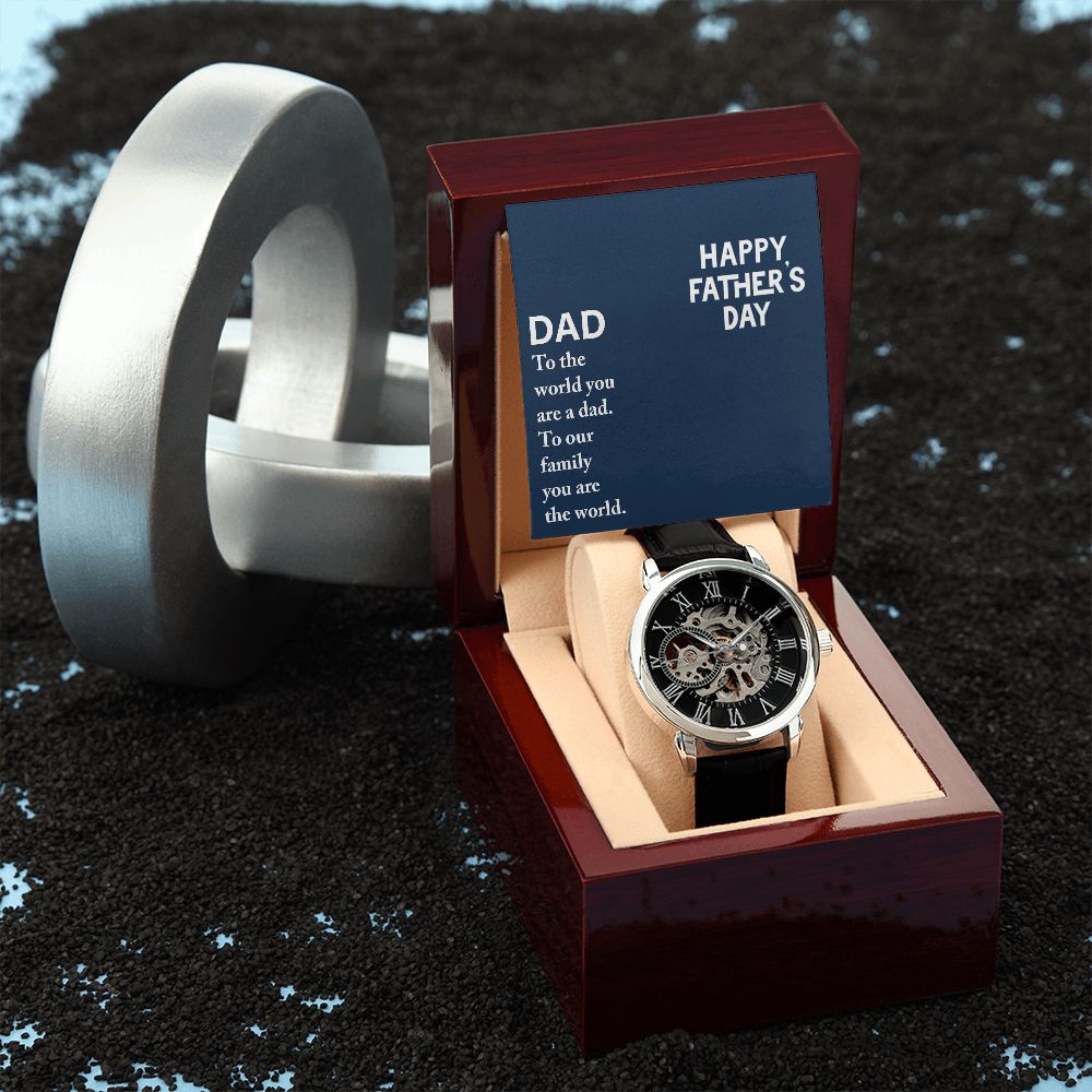 Father-Openwork Watch