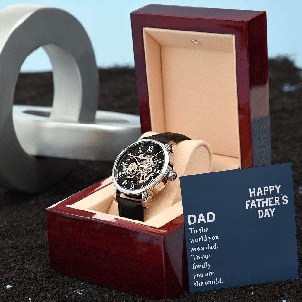 Father-Openwork Watch