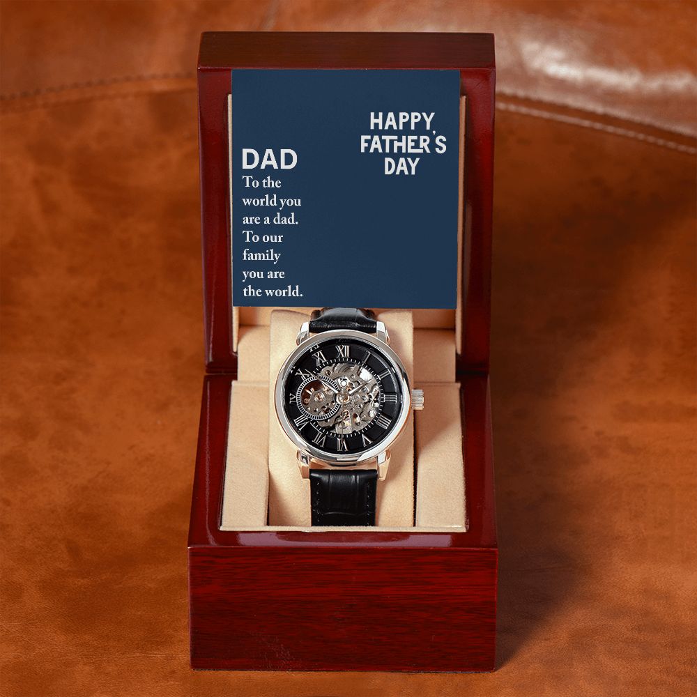 Father-Openwork Watch