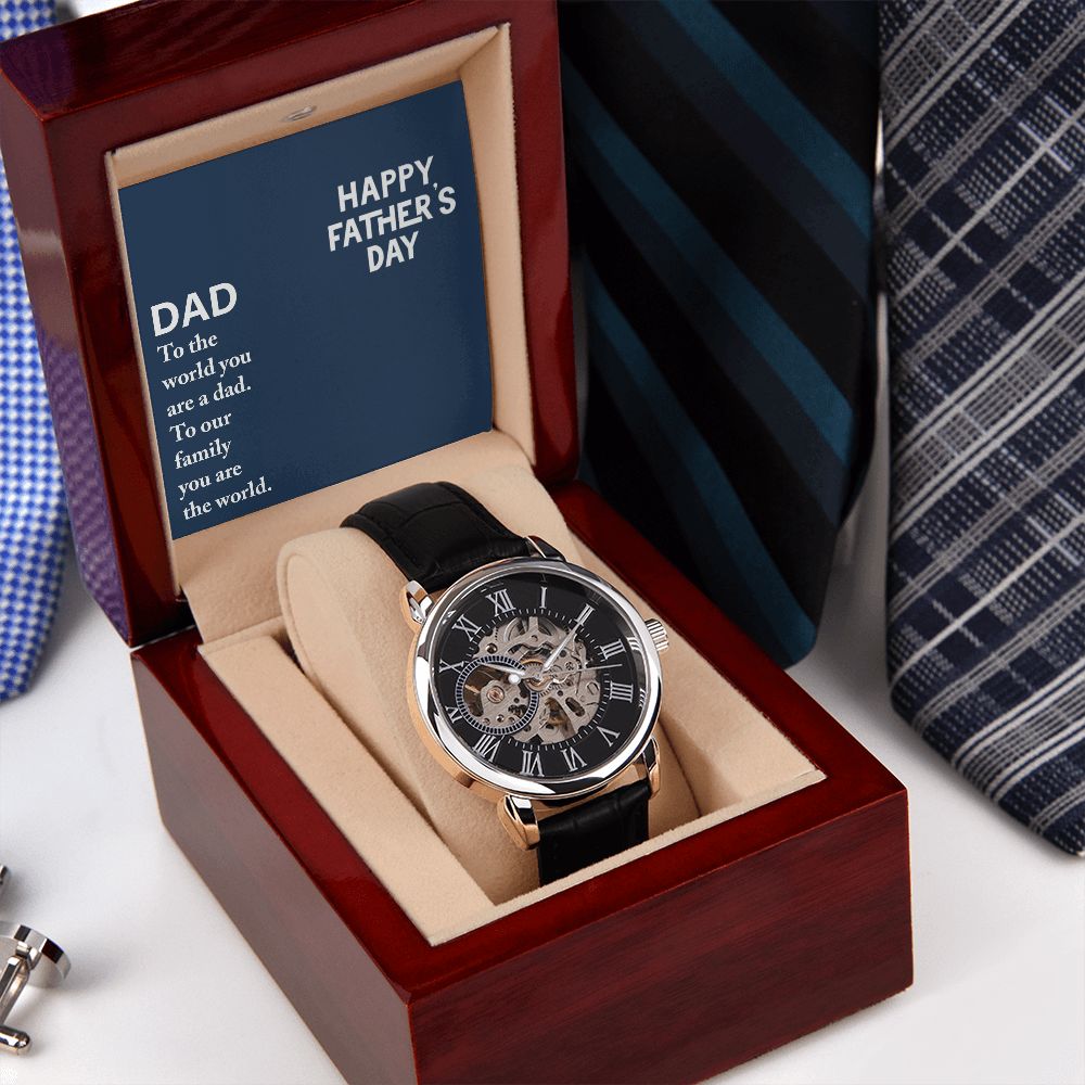 Father-Openwork Watch