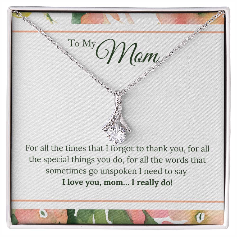 Mother-Alluring Beauty Necklace (Yellow & White Gold Variants)