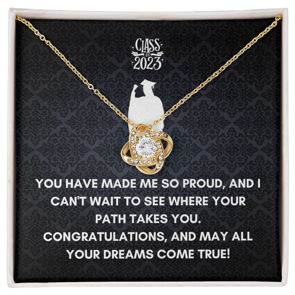 Graduation Girl-Love Knot Necklace