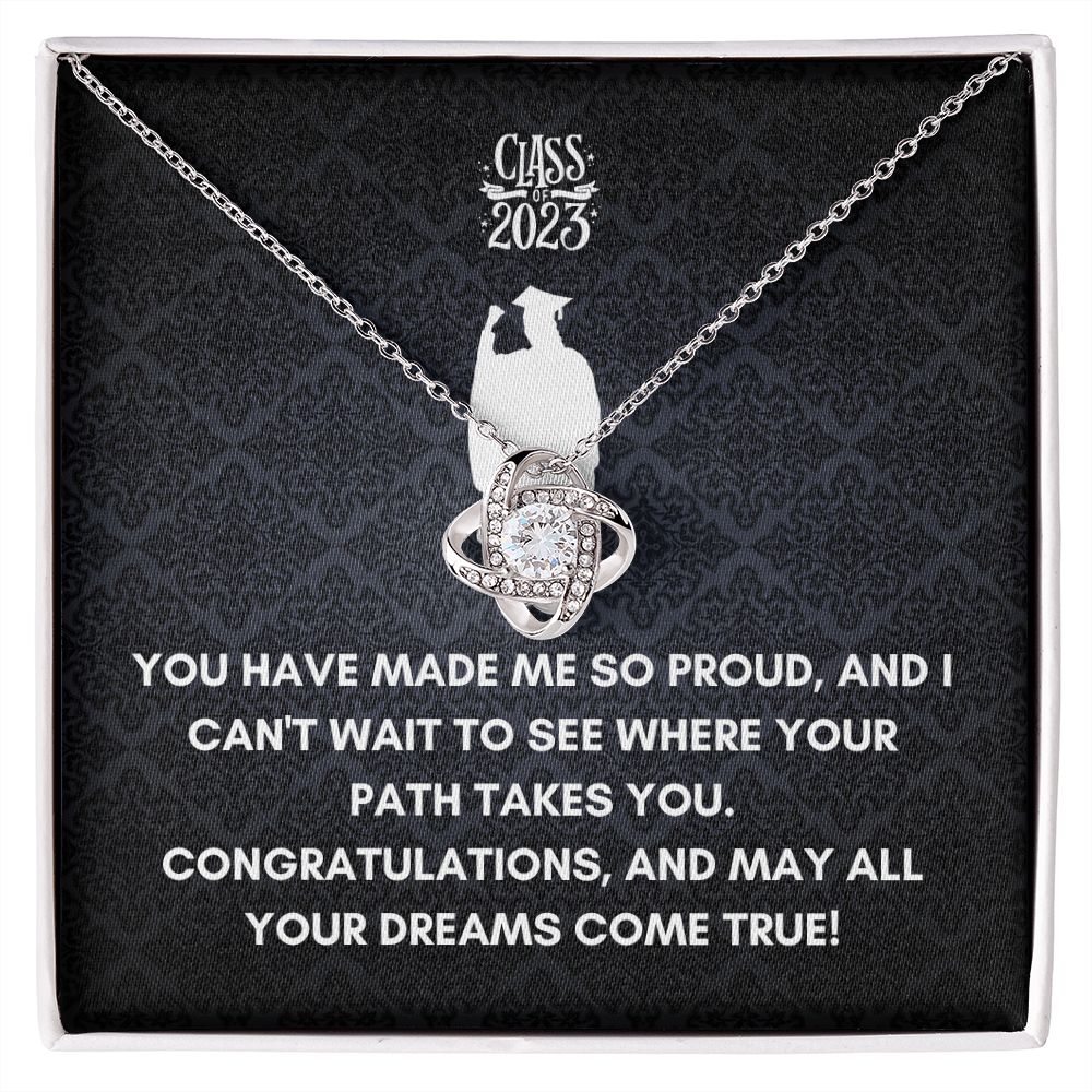 Graduation Girl-Love Knot Necklace