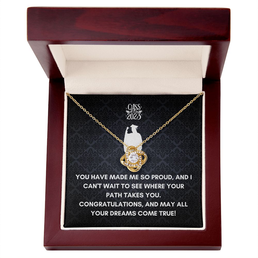 Graduation Girl-Love Knot Necklace