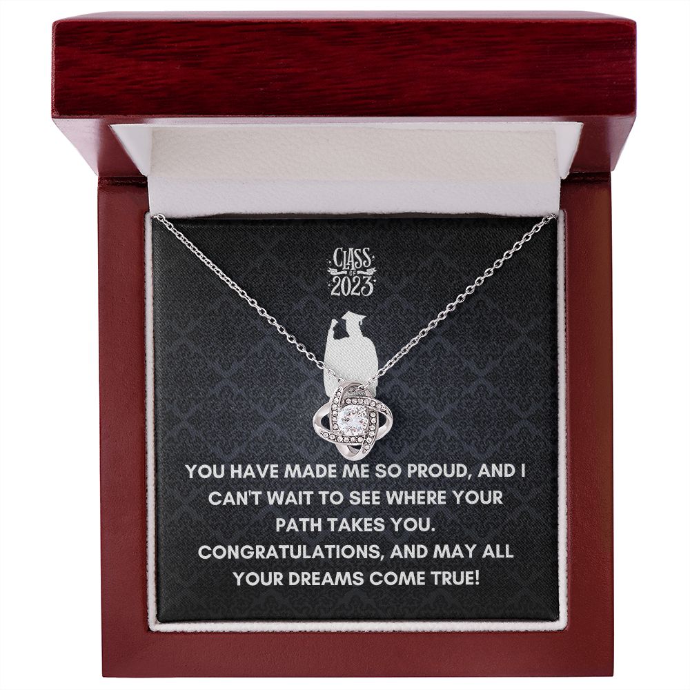 Graduation Girl-Love Knot Necklace