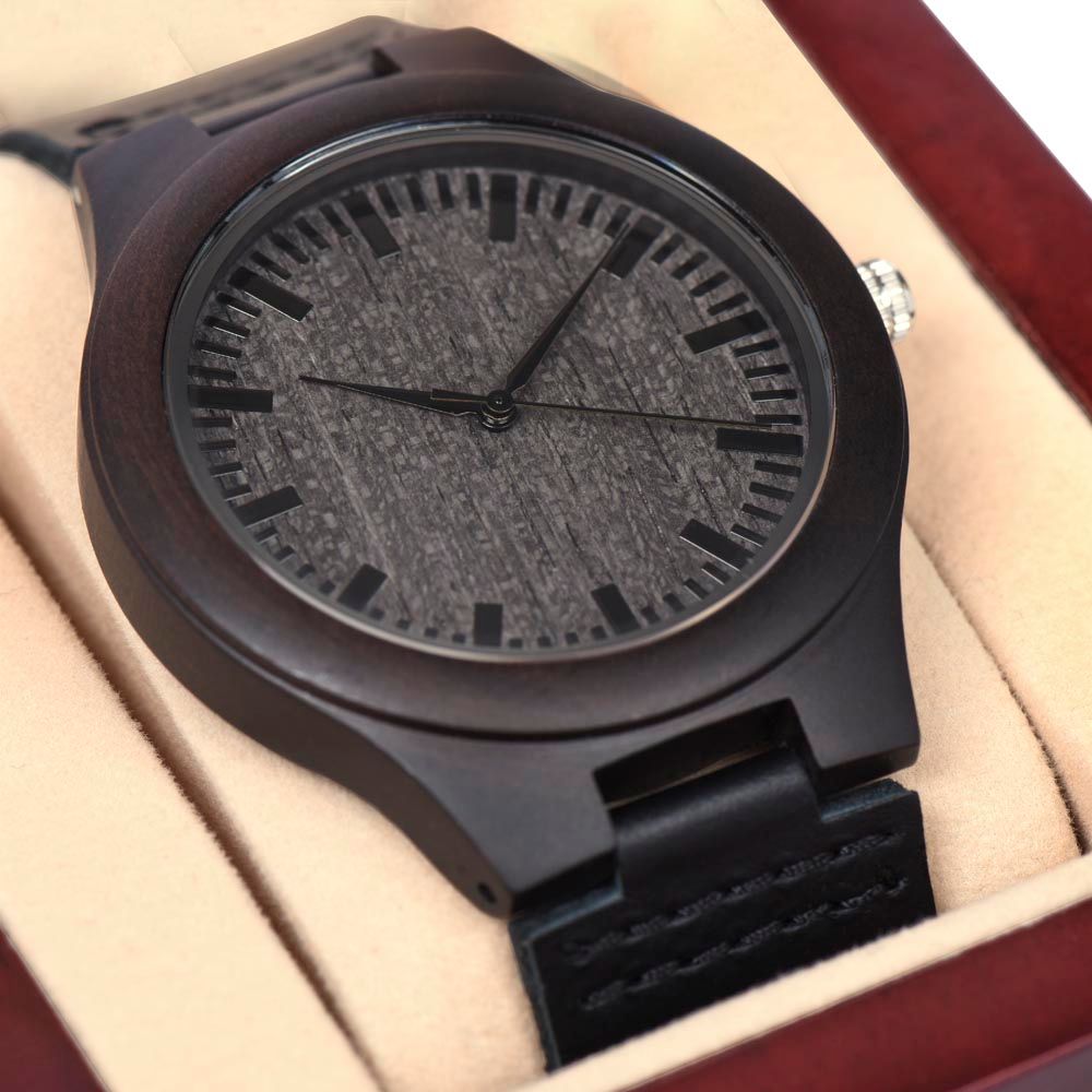 Graduation Boy-Wooden Watch