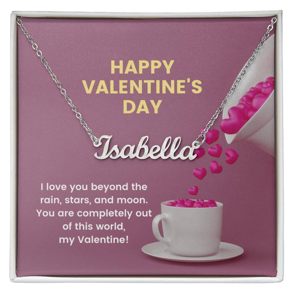 Customized Signature Name Necklace-Valentine
