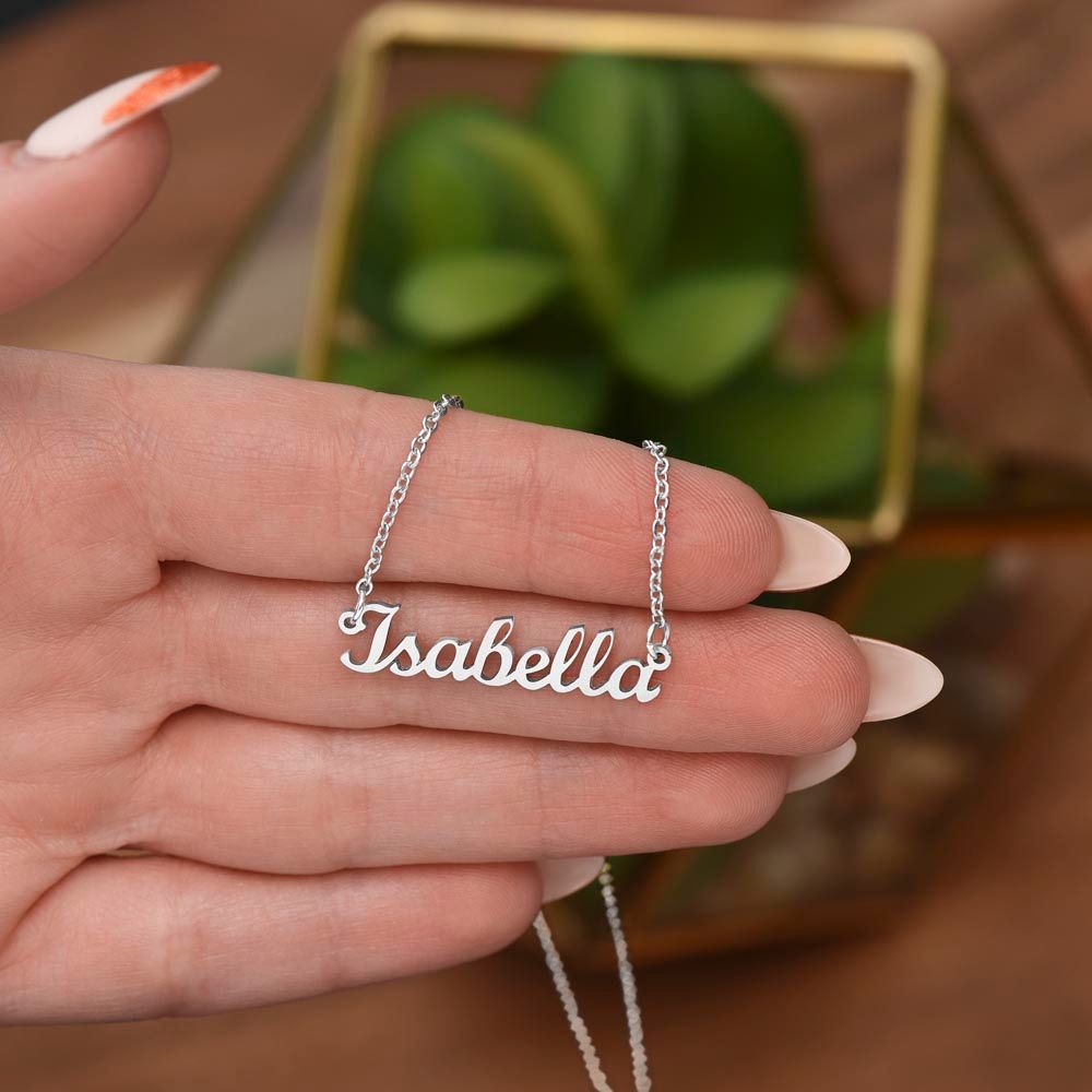 Custom Name Necklace (no message card)
