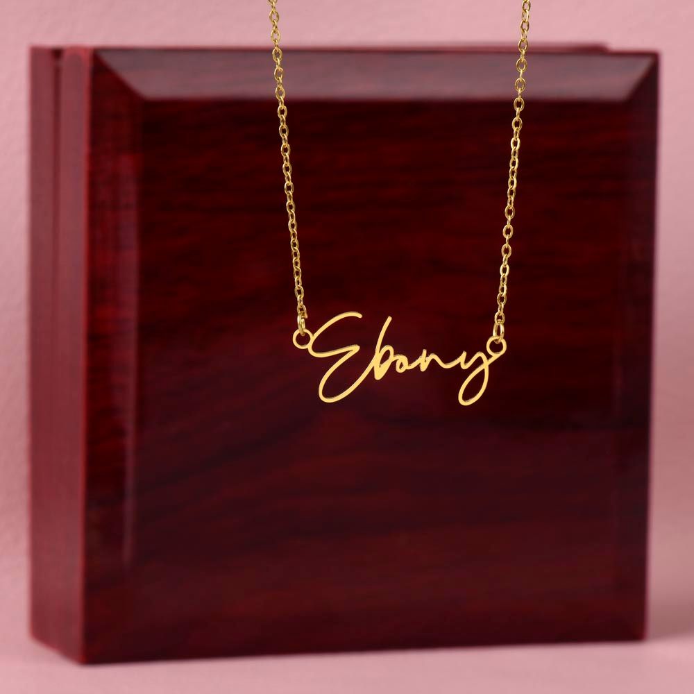 Customized Signature Name Necklace