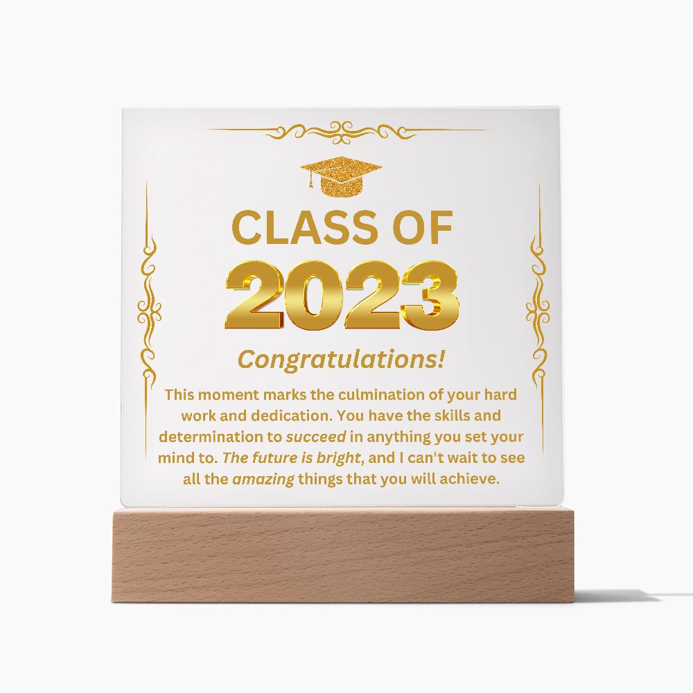 Graduation-Acrylic Square Plaque