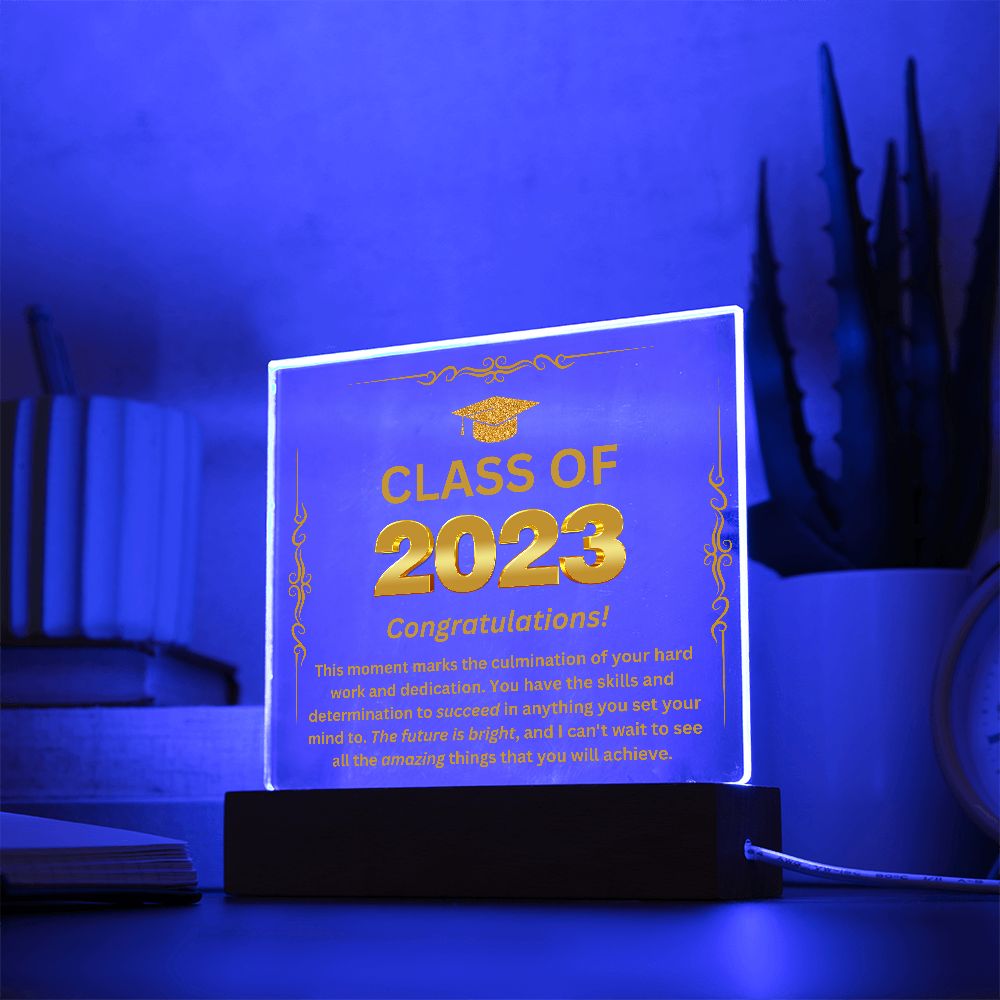 Graduation-Acrylic Square Plaque