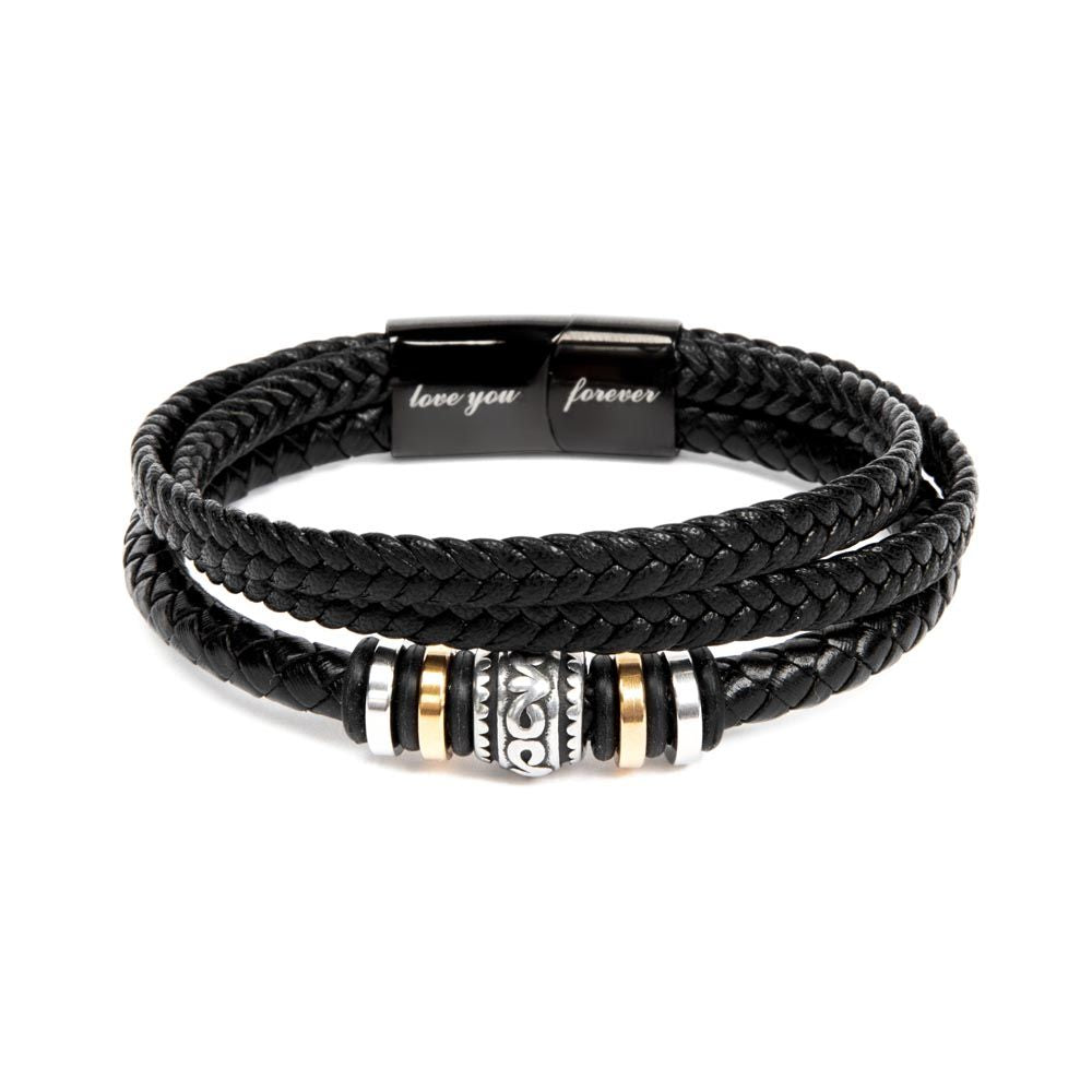 Father-Men's Bracelet with Message Card