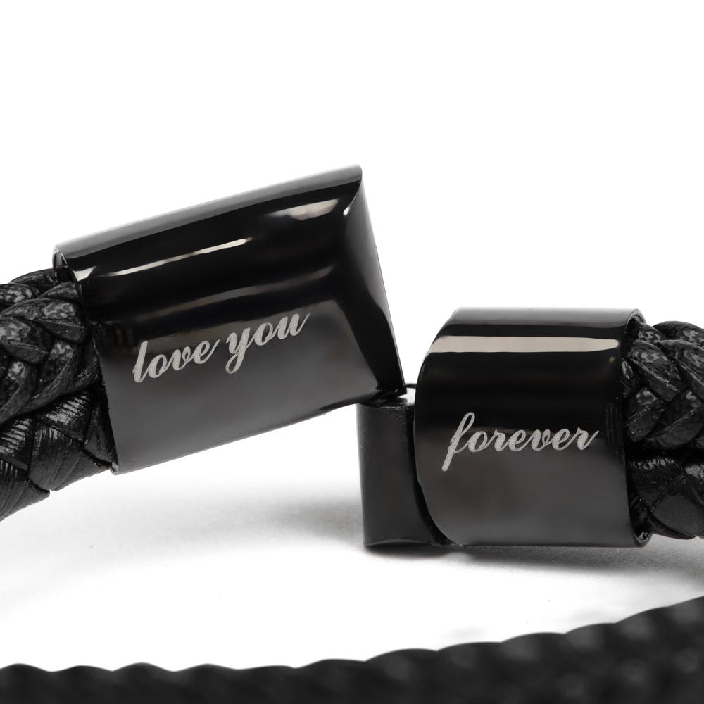 Men's Vegan Leather Bracelet