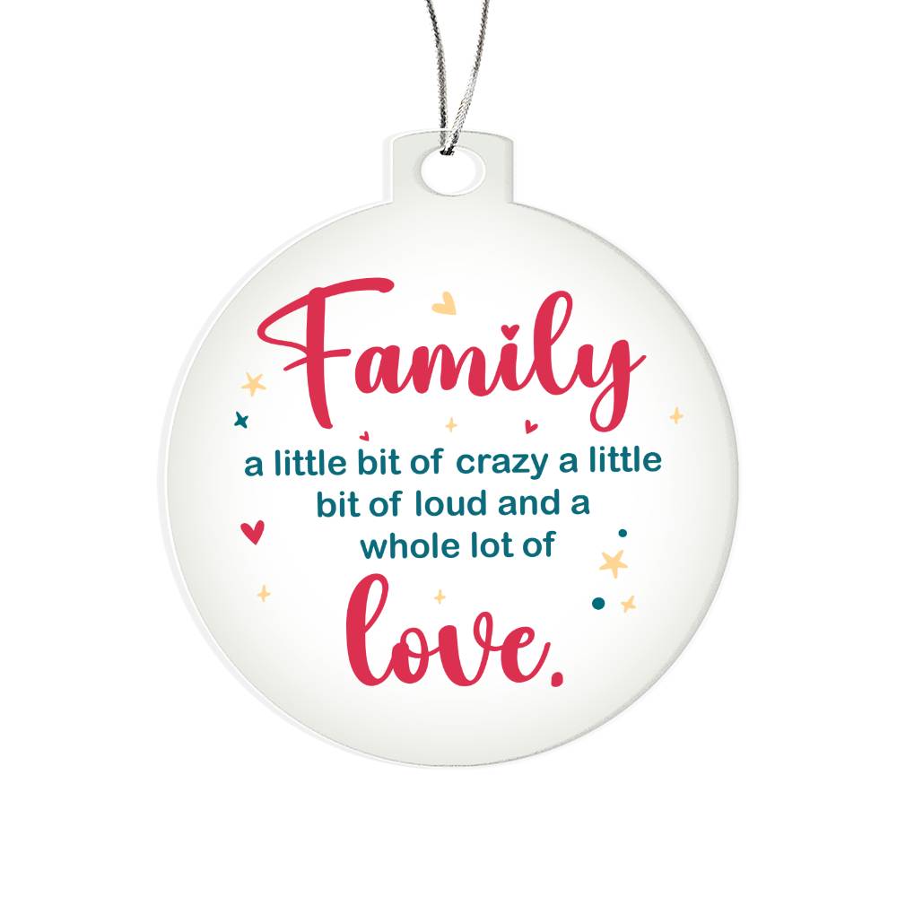 Acrylic Ornament-Family