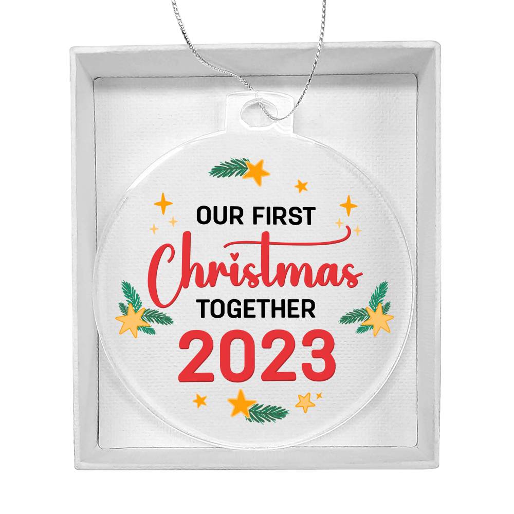 Acrylic Ornament-First Christmas