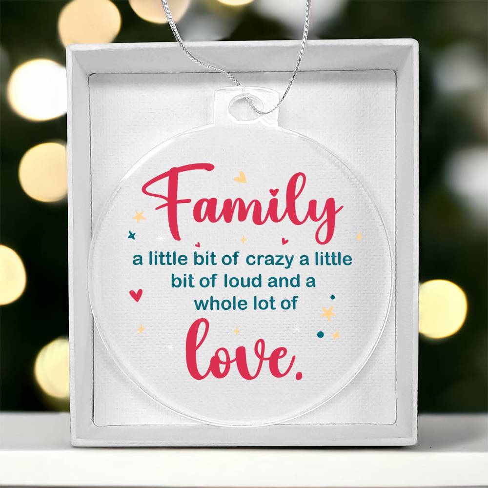 Acrylic Ornament-Family