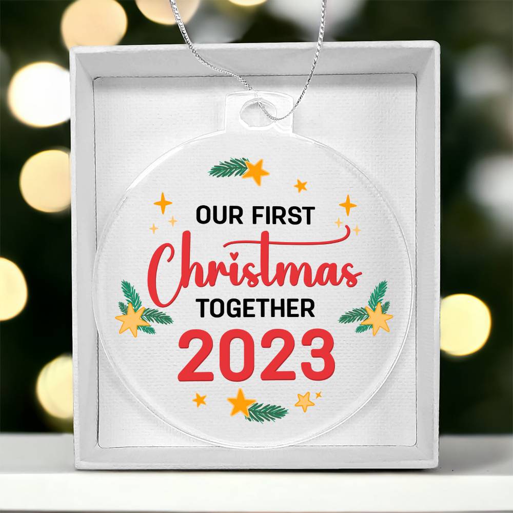 Acrylic Ornament-First Christmas