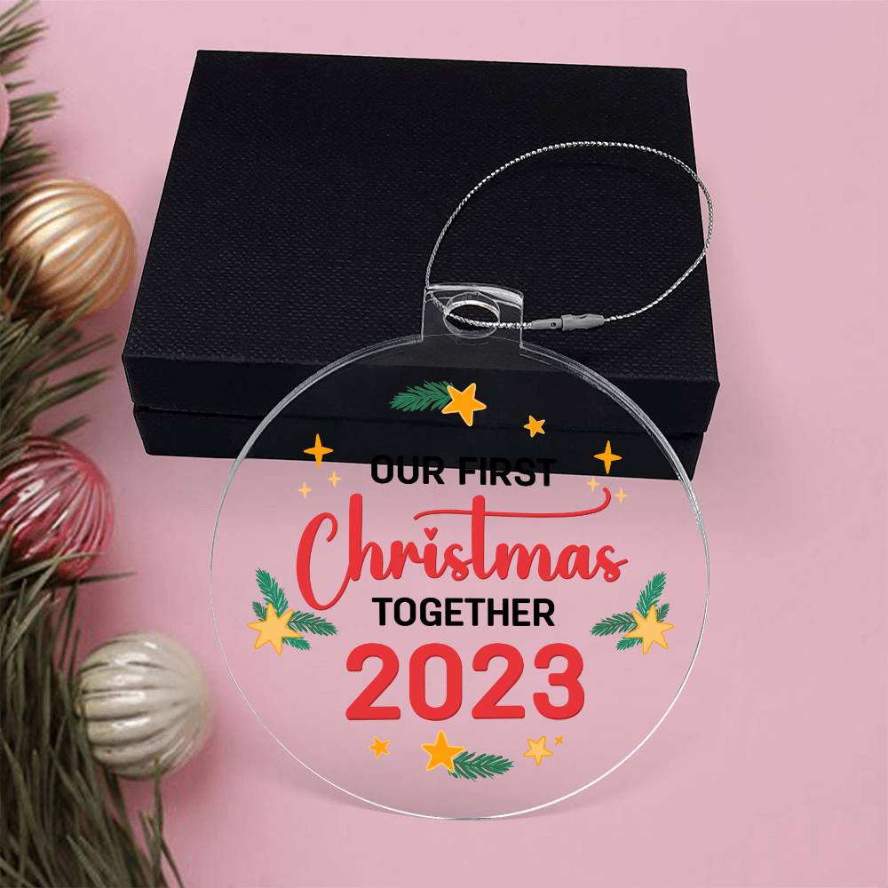 Acrylic Ornament-First Christmas