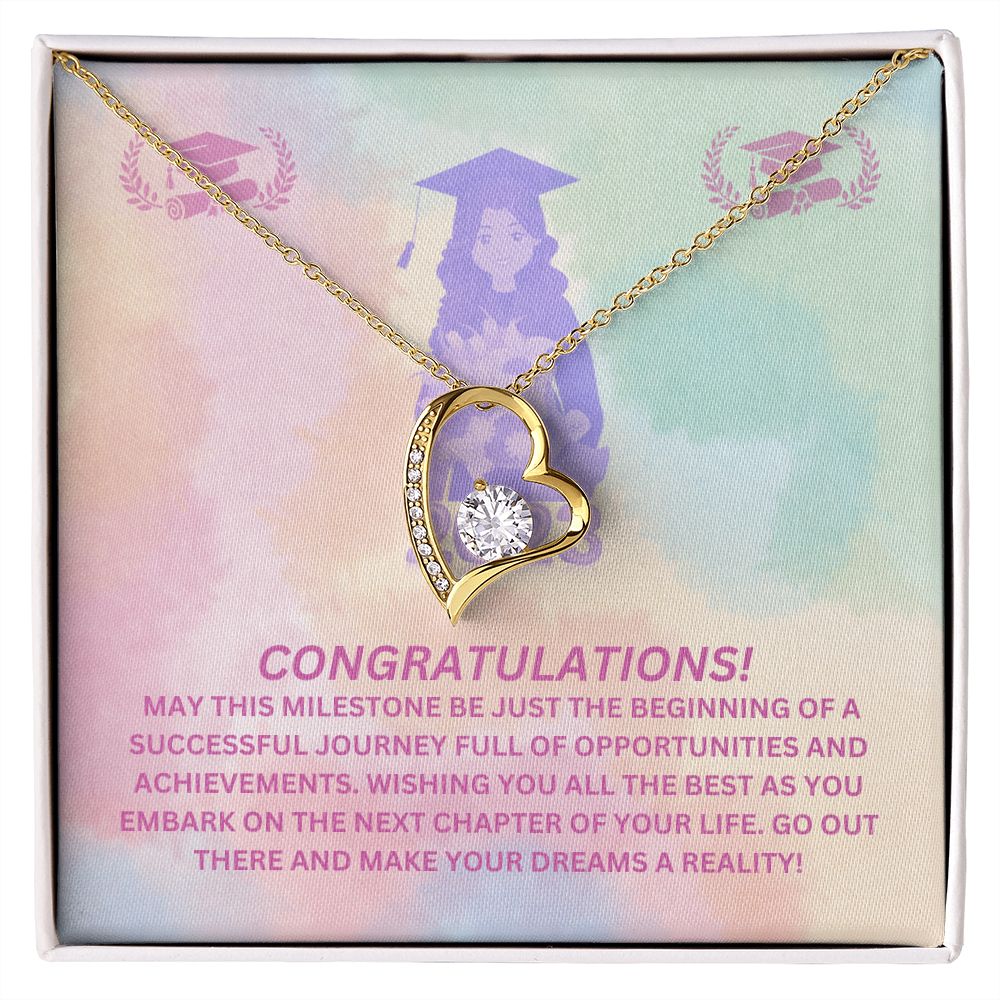 Graduation Girl-Forever Love Necklace