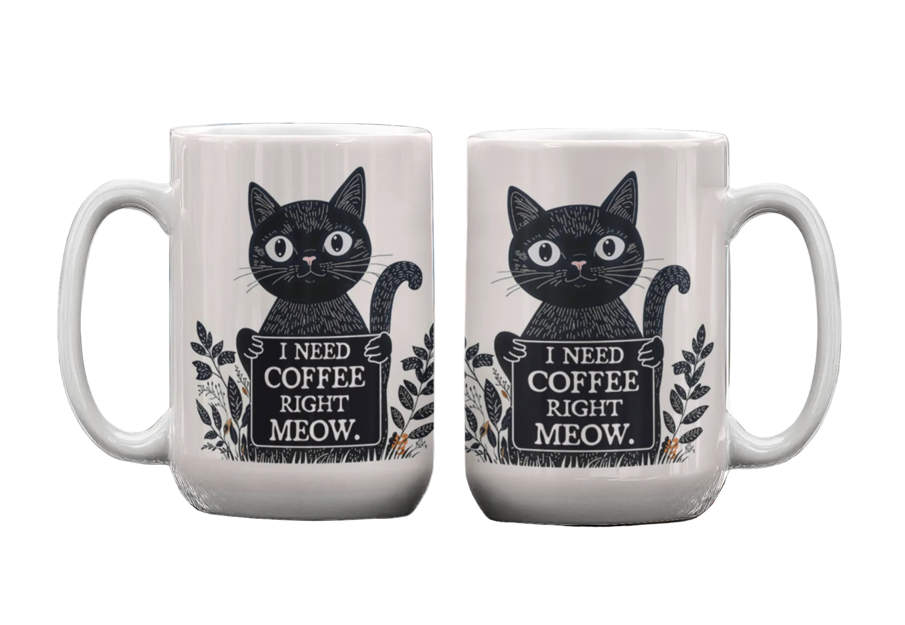 Ceramic Mug Cat Meow – Kaimana Jewel