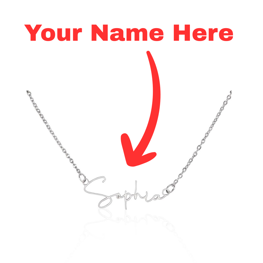 Customized Signature Name Necklace