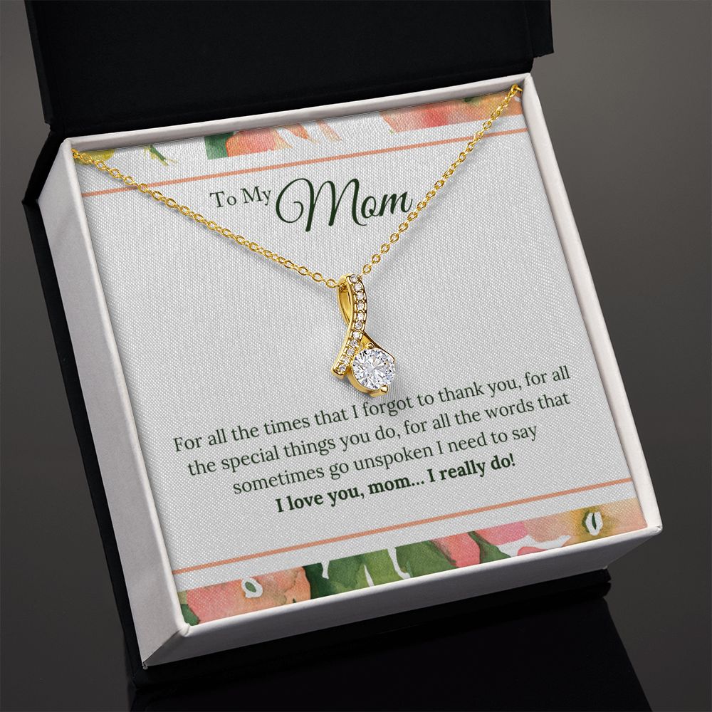 Mother-Alluring Beauty Necklace (Yellow & White Gold Variants)