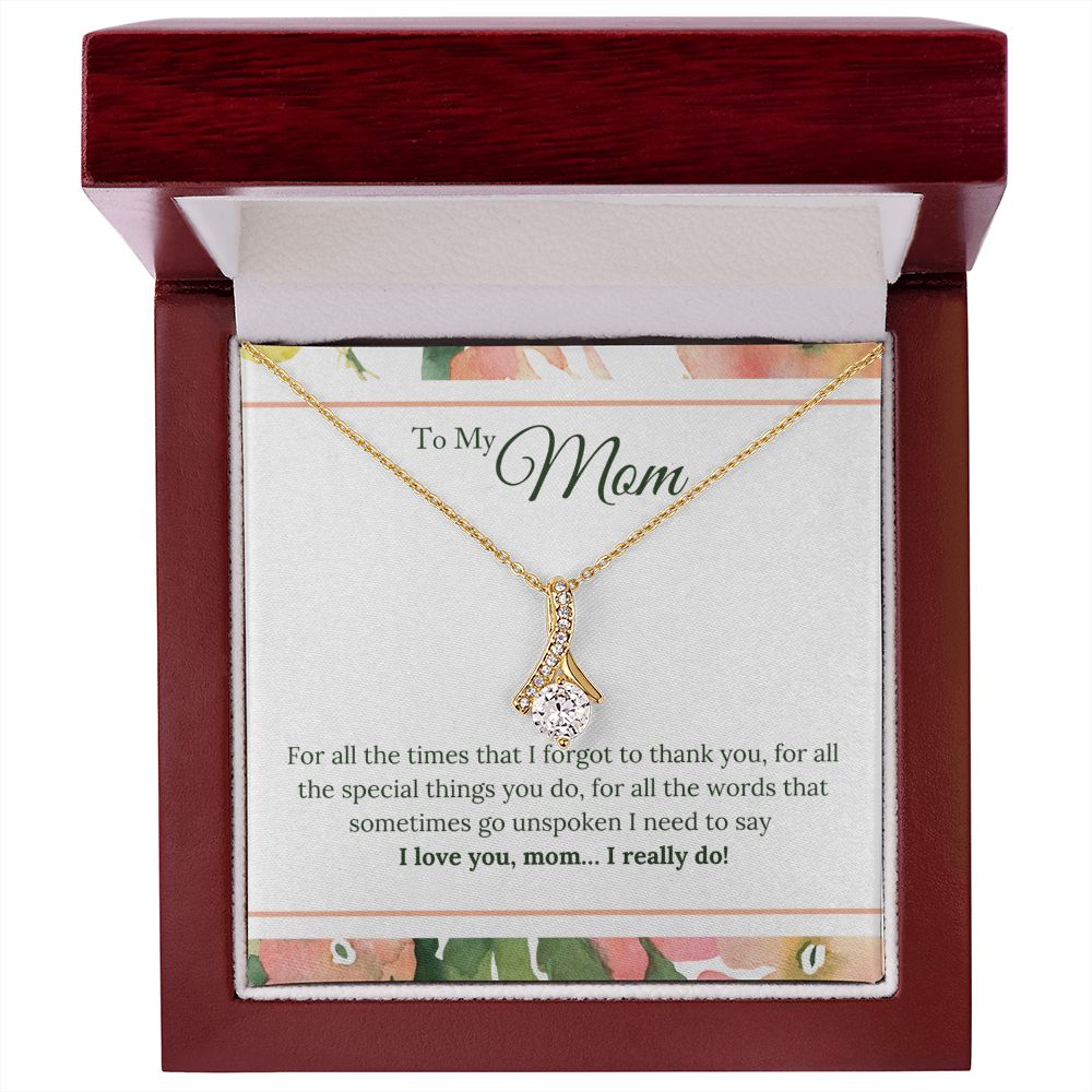 Mother-Alluring Beauty Necklace (Yellow & White Gold Variants)