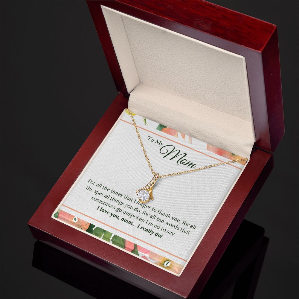 Mother-Alluring Beauty Necklace (Yellow & White Gold Variants)
