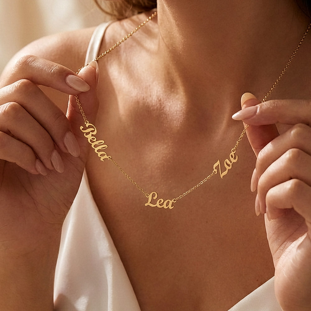 Gifts for Mom Customized Name Necklace