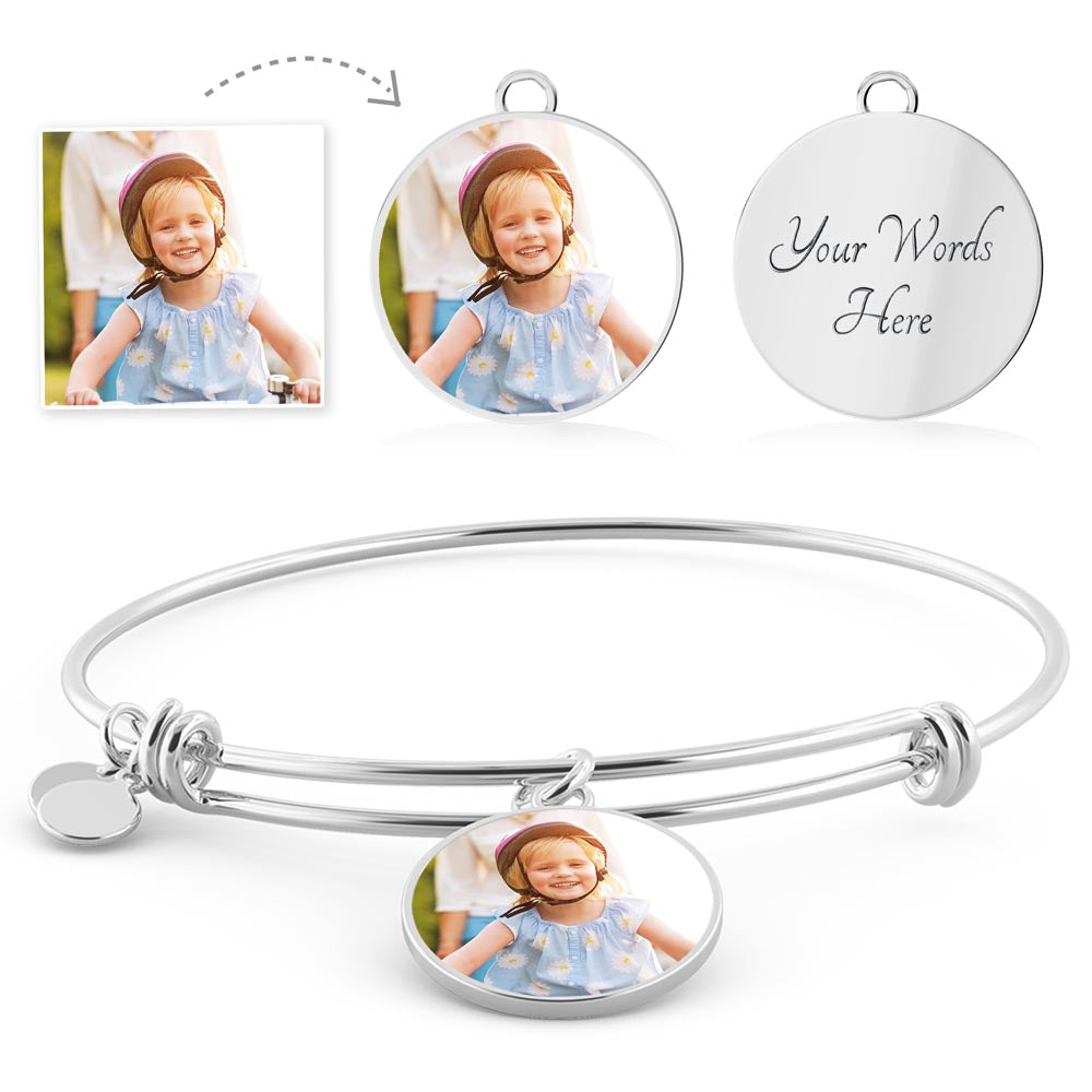 Daughter-Personalized Circle Bangle