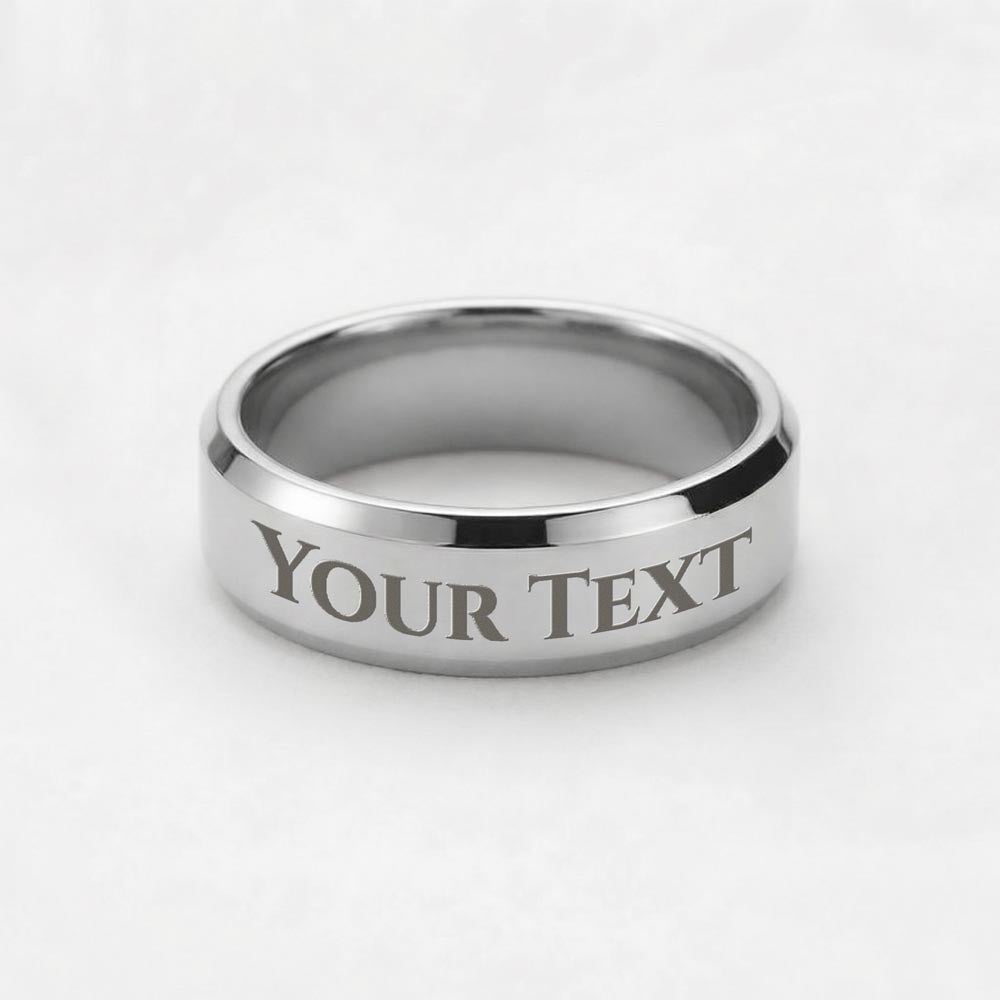 Personalized Engraved Band Men's Ring