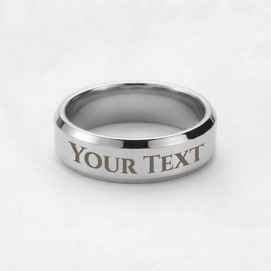 Personalized Engraved Band Men's Ring