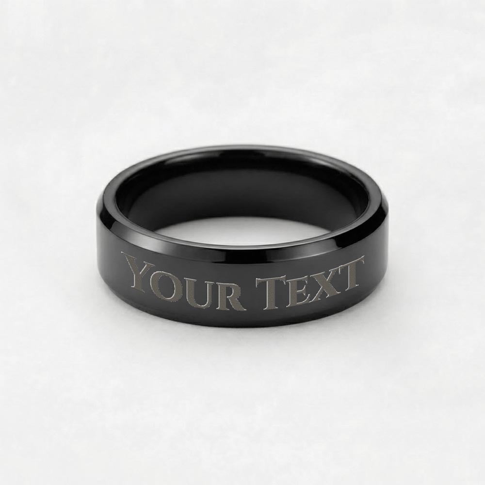 Personalized Engraved Band Men's Ring