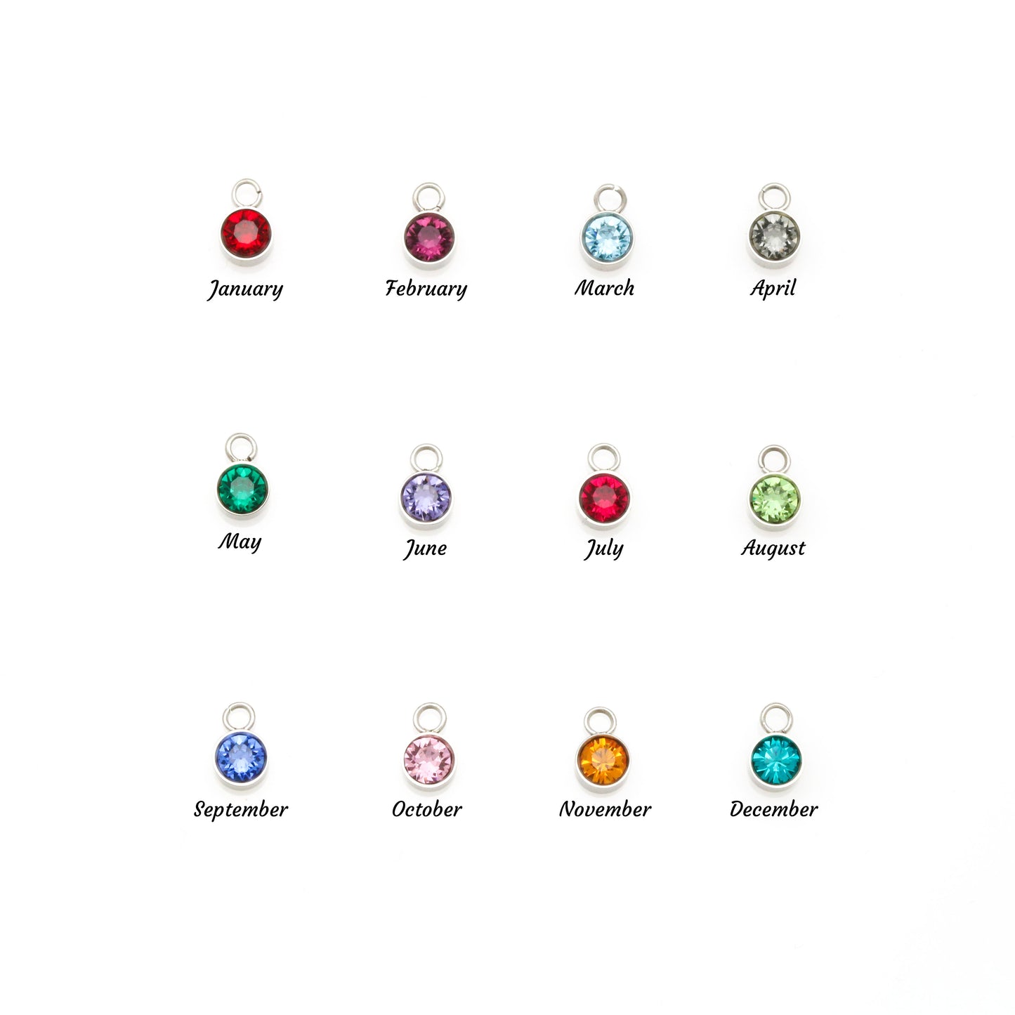 Gifts for Her Customized Name Necklace Birthstone