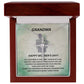 Grandmother-CZ Cross Necklace (from Grandson)