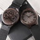 Father-Engraved Wood Watch