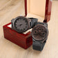 Father-Engraved Wood Watch