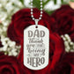 Father-Customized Engraved Dog Tag Necklace