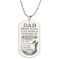 Father-Customized Engraved Dog Tag Necklace