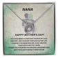 Grandmother-Lucky in Love Necklace with Message Card