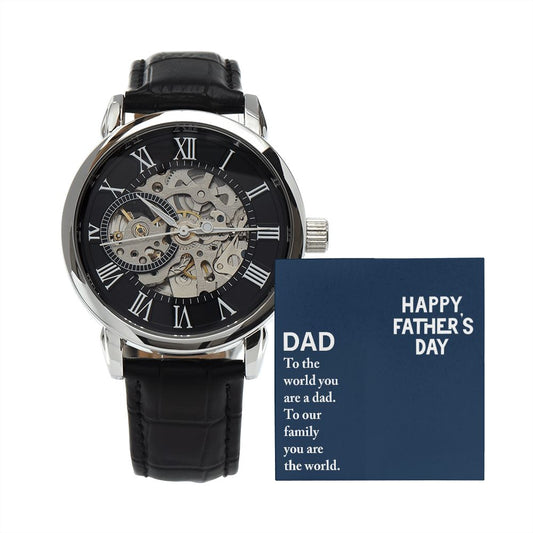 Father-Openwork Watch