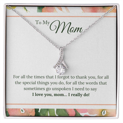 Mother-Alluring Beauty Necklace (Yellow & White Gold Variants)