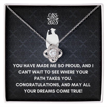 Graduation Girl-Love Knot Necklace